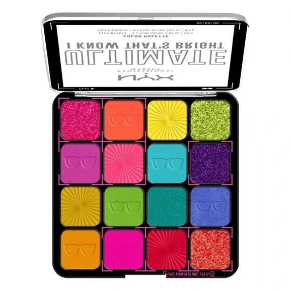 NYX Ultimate I Know That's Bright Color Palette - Picture 2 of 4